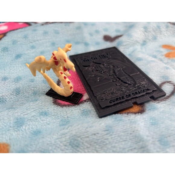 1996 Yugioh 2” Mini Figure Kazuki Takahashi Rare Authentic W/ HOLO Tile Card - Picture 1 of 4